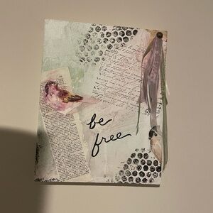 Be Free Canvas Art with Bird Design